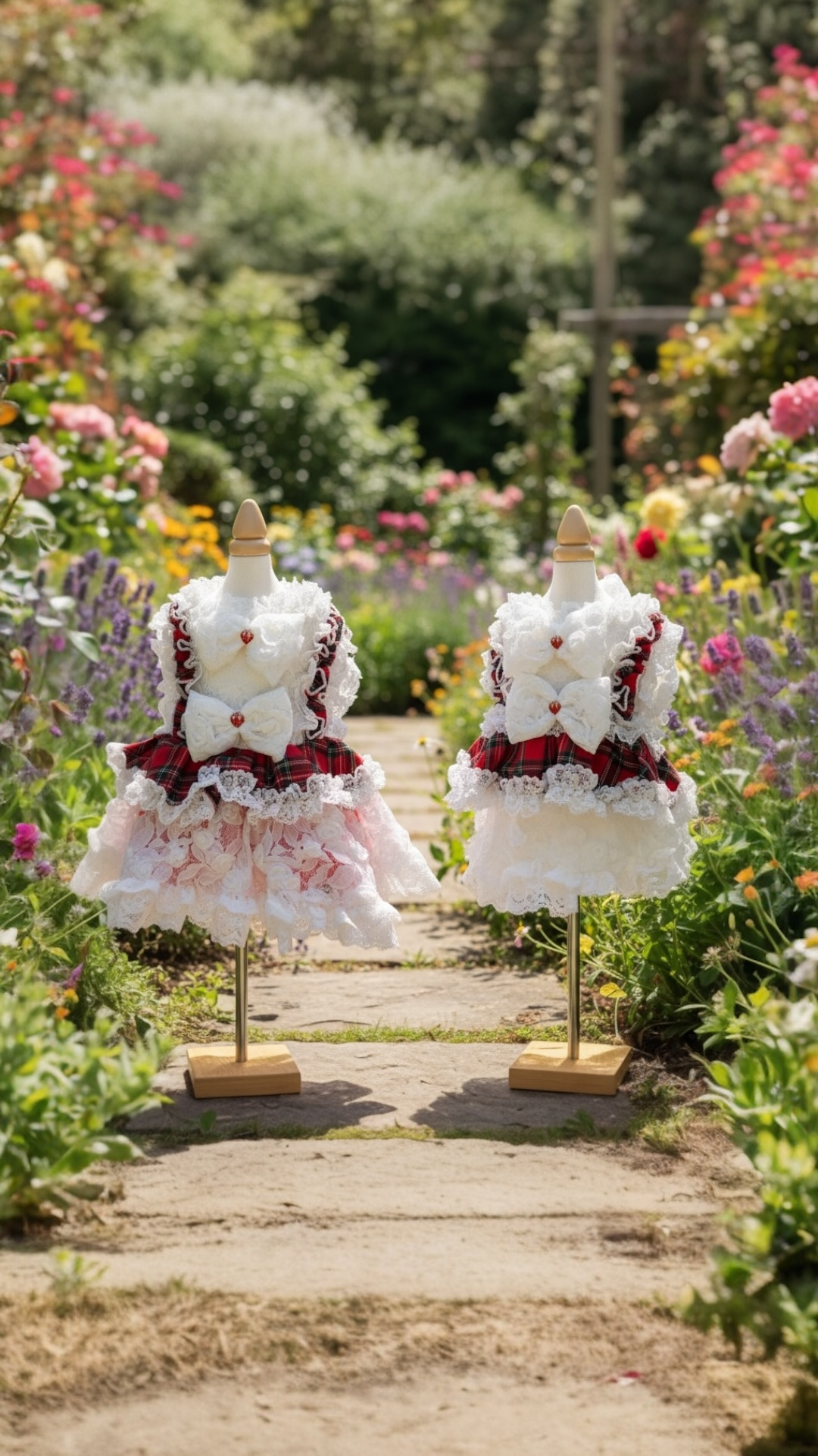strawberry race dress