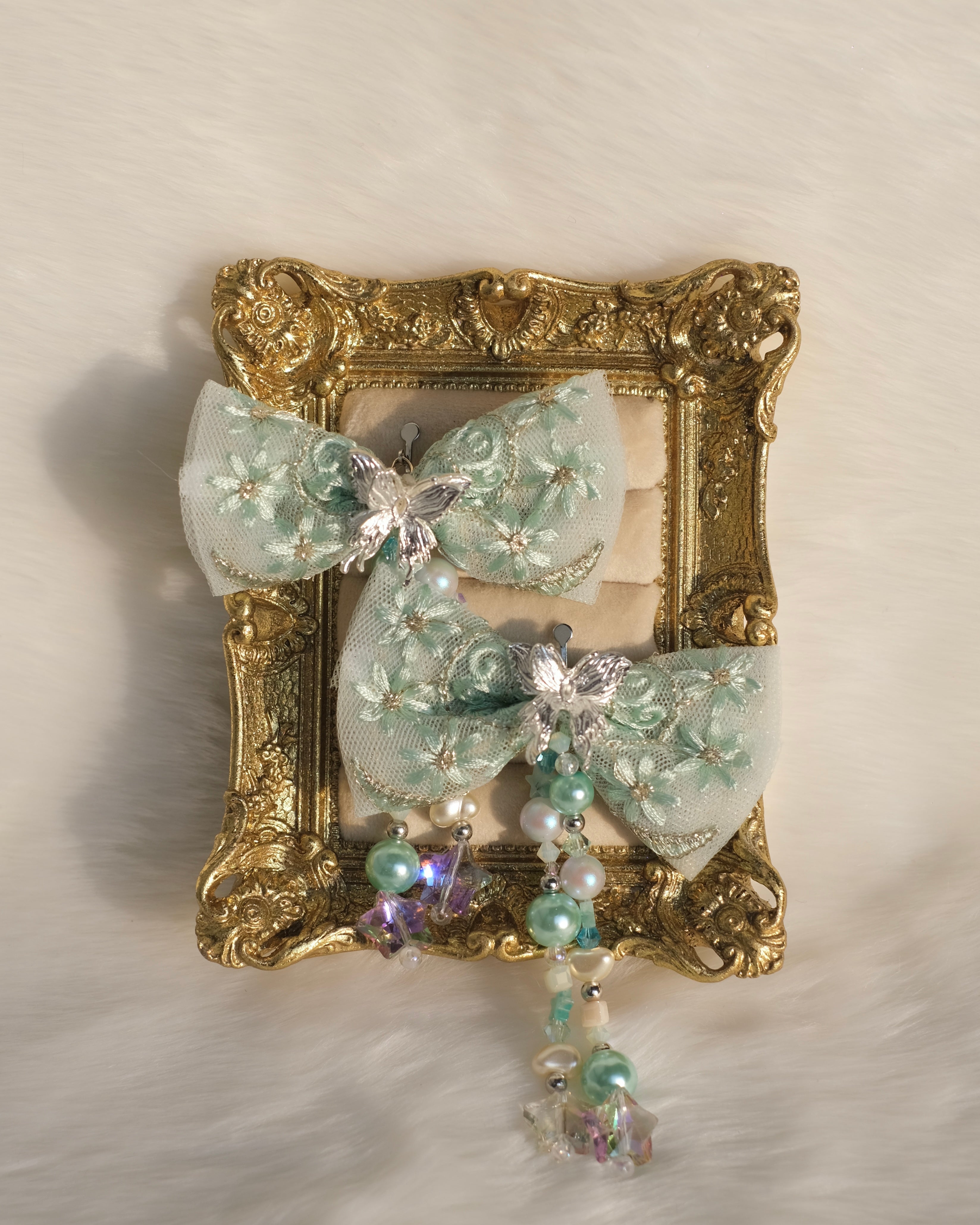 プティ・ティアラ・ドロップ・ピアス