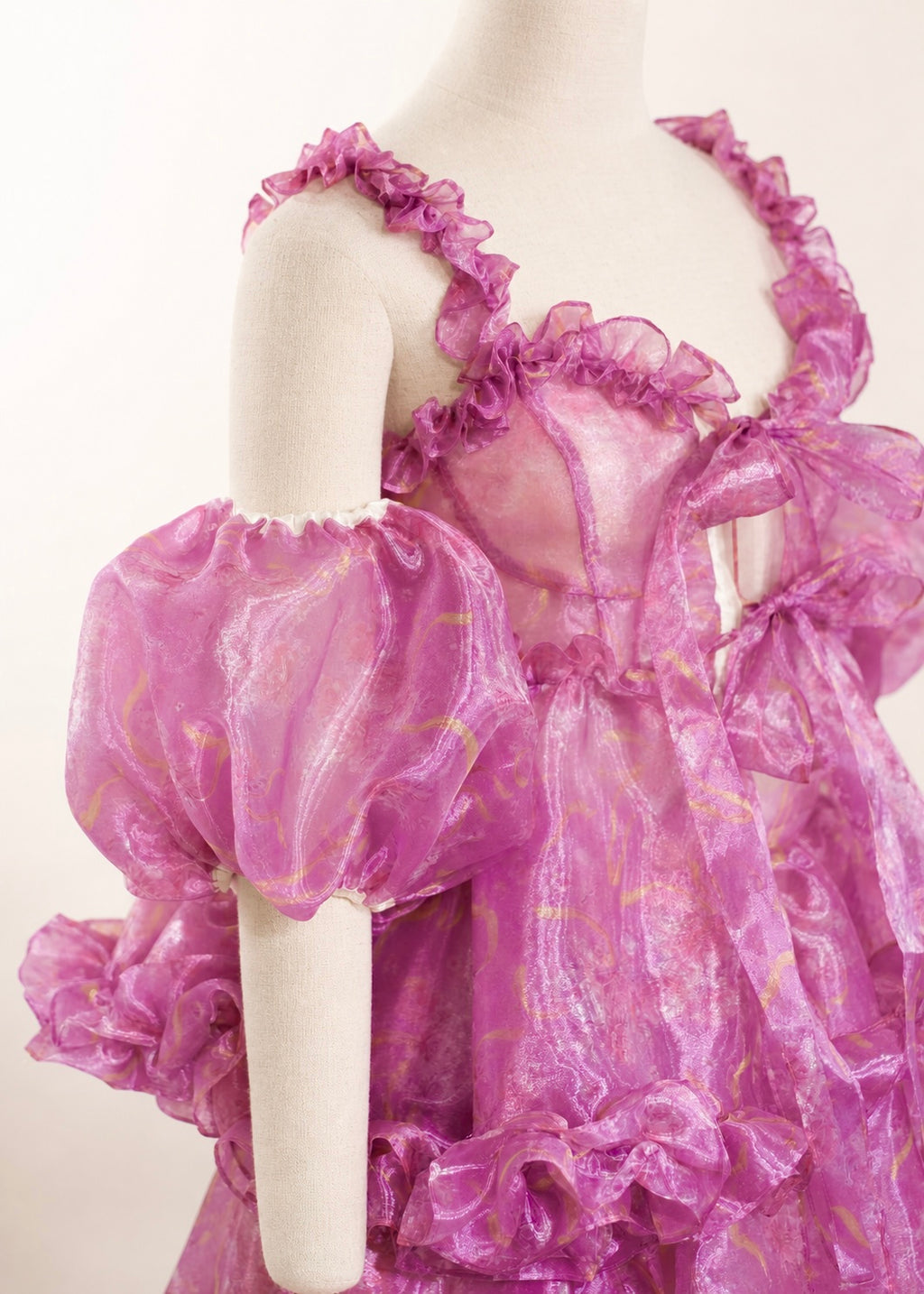 Organza Rose Mini Skirt