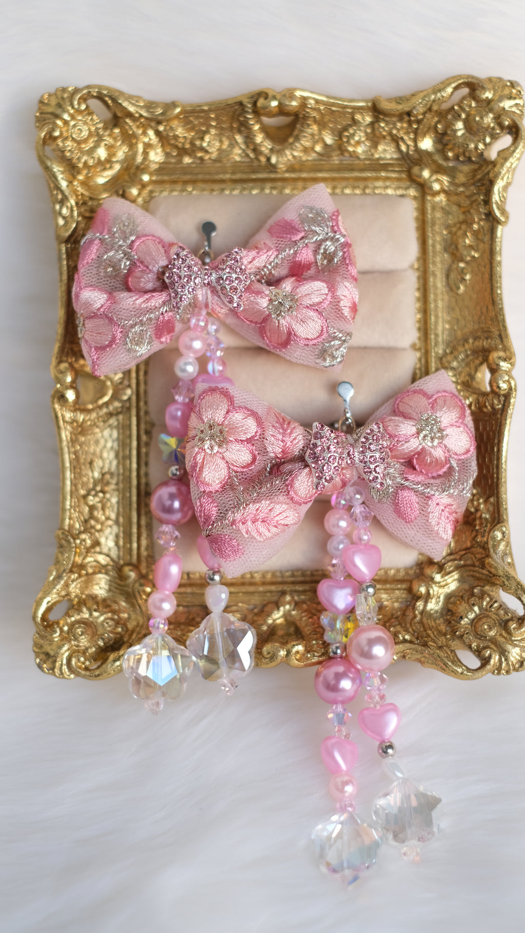 プティ・ティアラ・ドロップ・ピアス