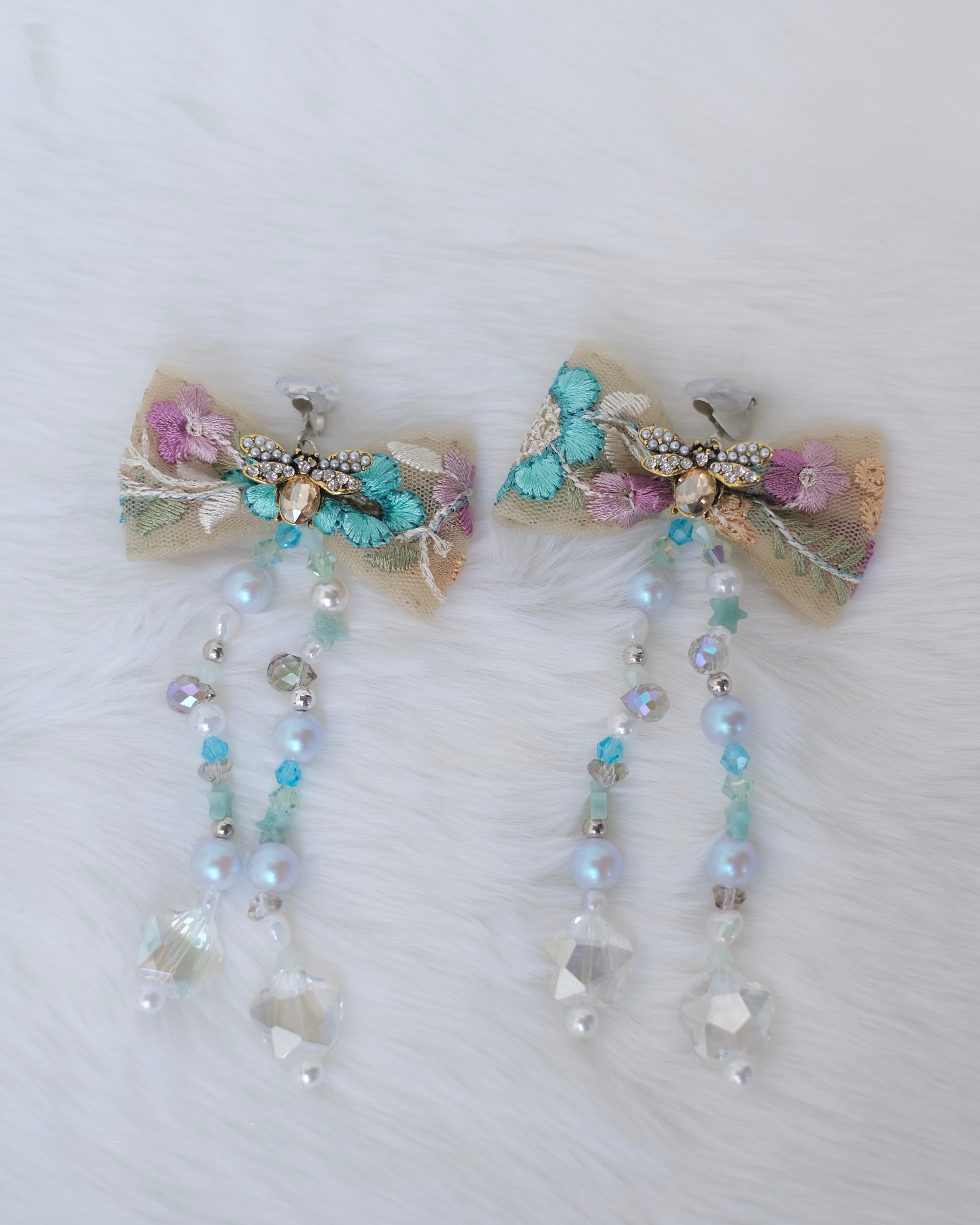 プティ・ティアラ・ドロップ・ピアス