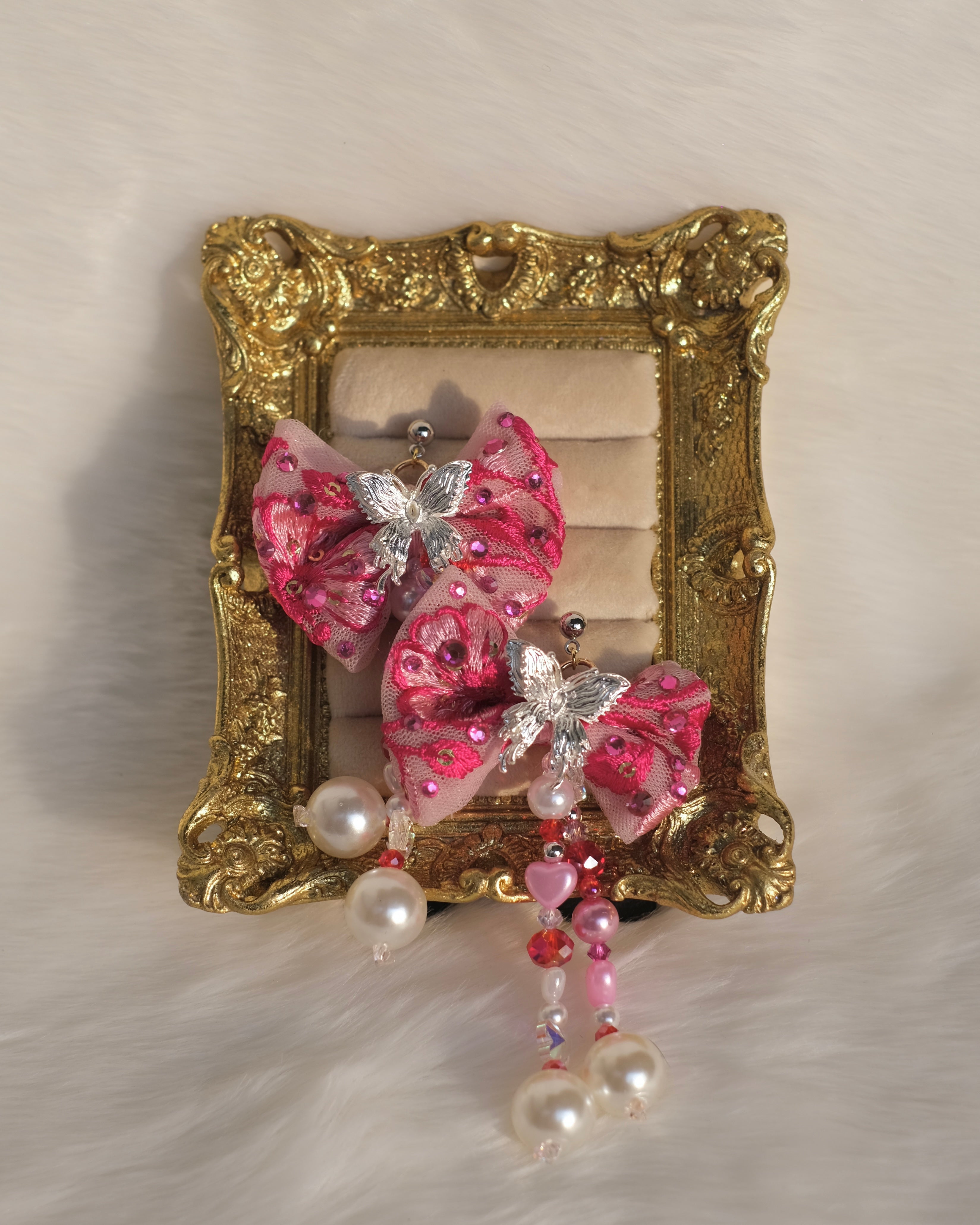 プティ・ティアラ・ドロップ・ピアス