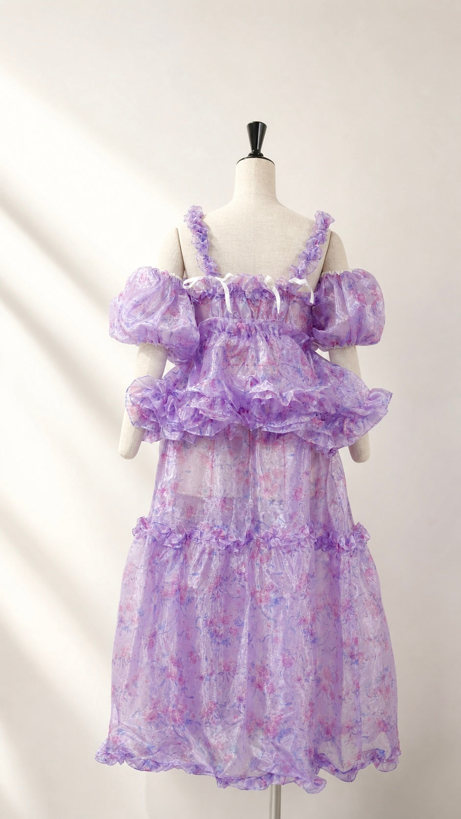 Organza Rose Long Skirt