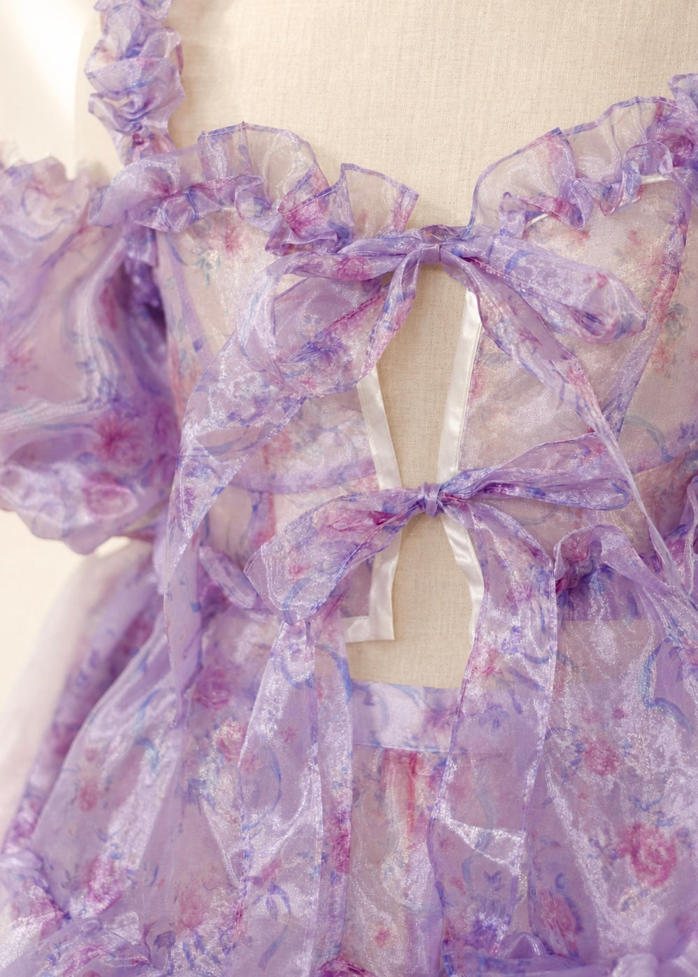 Organza Rose Bustier