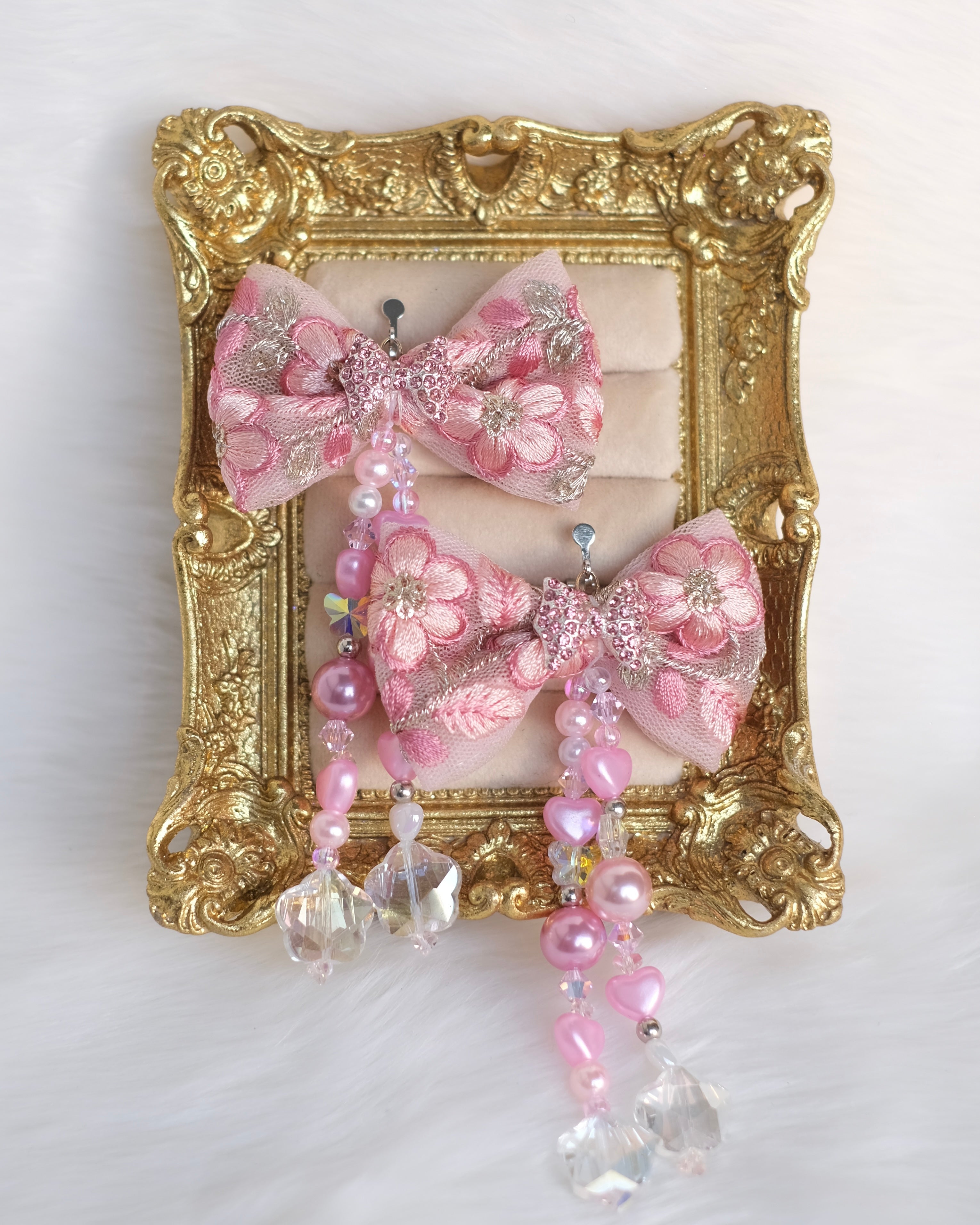 プティ・ティアラ・ドロップ・ピアス