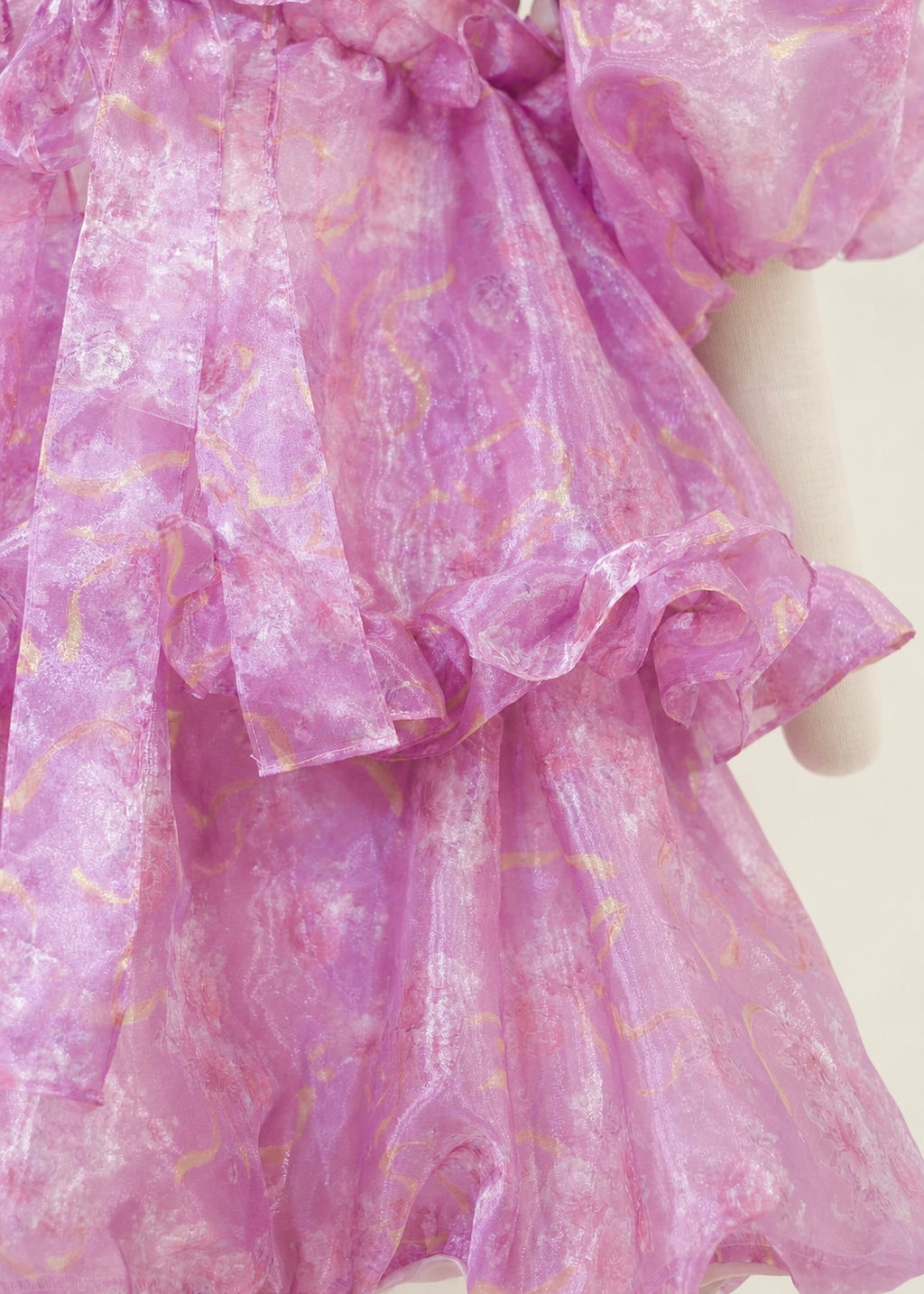 Organza Rose Long Skirt